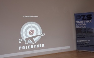 Otwarcie wirtualnej strzelnicy w PZS w Łopusznie (5)