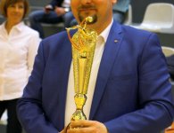 „XVI Halowych Mistrzostw Radnych i Pracowników Samorządowych W Piłce Nożnej O Puchar Starosty Kieleckiego”.