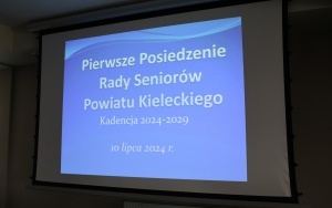 Pierwsze posiedzenie Powiatowej Rady Seniorów (1)