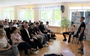 Spotkanie profilaktyczne dla uczniów w Chęcinach i Bodzentynie (3)