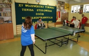 XV Wojewódzki Turniej Tenisa Stołowego Osób Niepełnosprawnych w Łagiewnikach (4)