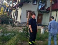 Oględziny skutków nawałnicy