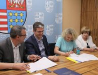 Podpisanie umowy w ramach projektu 