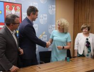 Podpisanie umowy w ramach projektu 