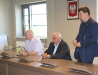 Wizyta młodziezy w kieleckim starostwie 