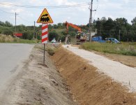 Drochów - chodnik