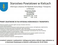 Filia w Mniowie - otwarcie 