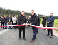 Otwarcie drogi w Głuchowie 