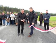 Otwarcie drogi w Głuchowie 