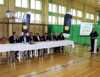 Podpisanie umowy w Zespole Szkół nr 3 w Chmielniku