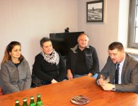 Grupa uczniów z Ukrainy w Polsce 