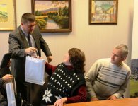 Grupa uczniów z Ukrainy w Polsce 