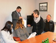Grupa uczniów z Ukrainy w Polsce 