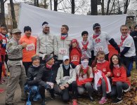 Zespoł Szkół Ponadgimnazjalnych Nr 1 w Bodzentynie na starcie IX Kieleckiego Biegu Niepodległości