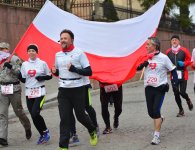 Zespoł Szkół Ponadgimnazjalnych Nr 1 w Bodzentynie na starcie IX Kieleckiego Biegu Niepodległości