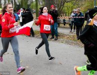 Zespoł Szkół Ponadgimnazjalnych Nr 1 w Bodzentynie na starcie IX Kieleckiego Biegu Niepodległości