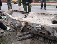 Część pojazdu pancernego znaleziono w Radomicach 