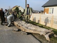 Część pojazdu pancernego znaleziono w Radomicach 