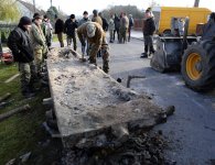 Część pojazdu pancernego znaleziono w Radomicach 