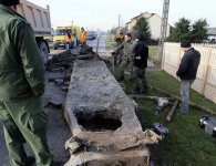 Część pojazdu pancernego znaleziono w Radomicach 