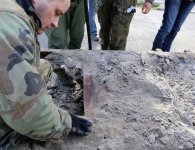 Część pojazdu pancernego znaleziono w Radomicach 