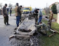 Część pojazdu pancernego znaleziono w Radomicach 