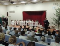 Starosta kielecki Michał Godowski oraz wiecestarosta Zenon Janus uczestniczyli w spotkaniach wigilijnych w Daleszycach i Sitkówce Nowinach.
