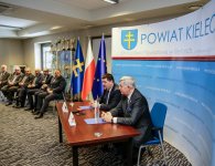 Podpisanie listu intencyjnego pomiędzy powiatem kieleckim a powiatem słupskim