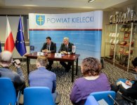 Podpisanie listu intencyjnego pomiędzy powiatem kieleckim a powiatem słupskim