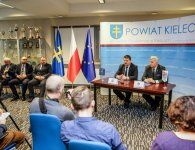 Podpisanie listu intencyjnego pomiędzy powiatem kieleckim a powiatem słupskim