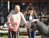 Joanna i Jacek Miszczykowie z Maleszowej z gminy Pierzchnica.